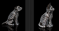 Skeleton Pet Figurines