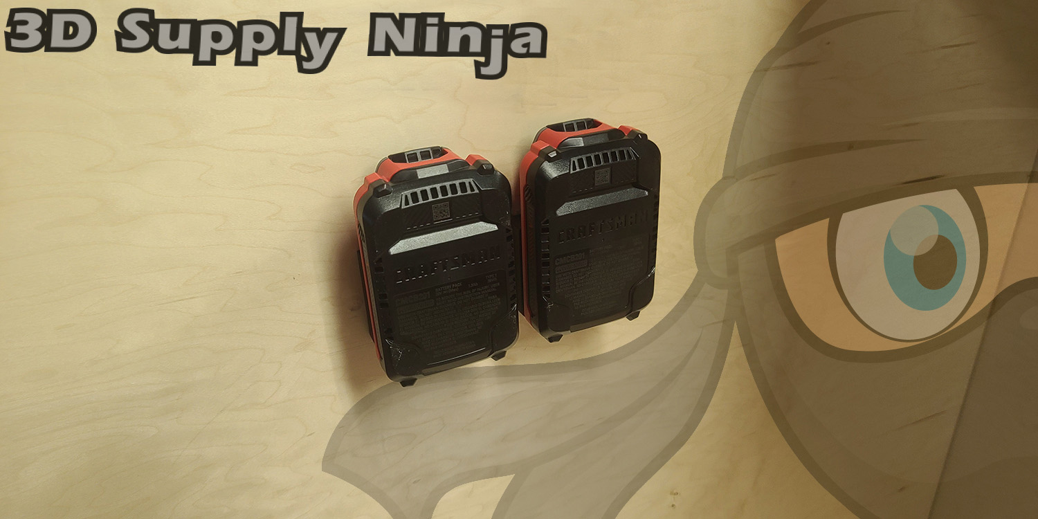 Craftsman v20 Battery Mount (MADE IN USA) - Image 3